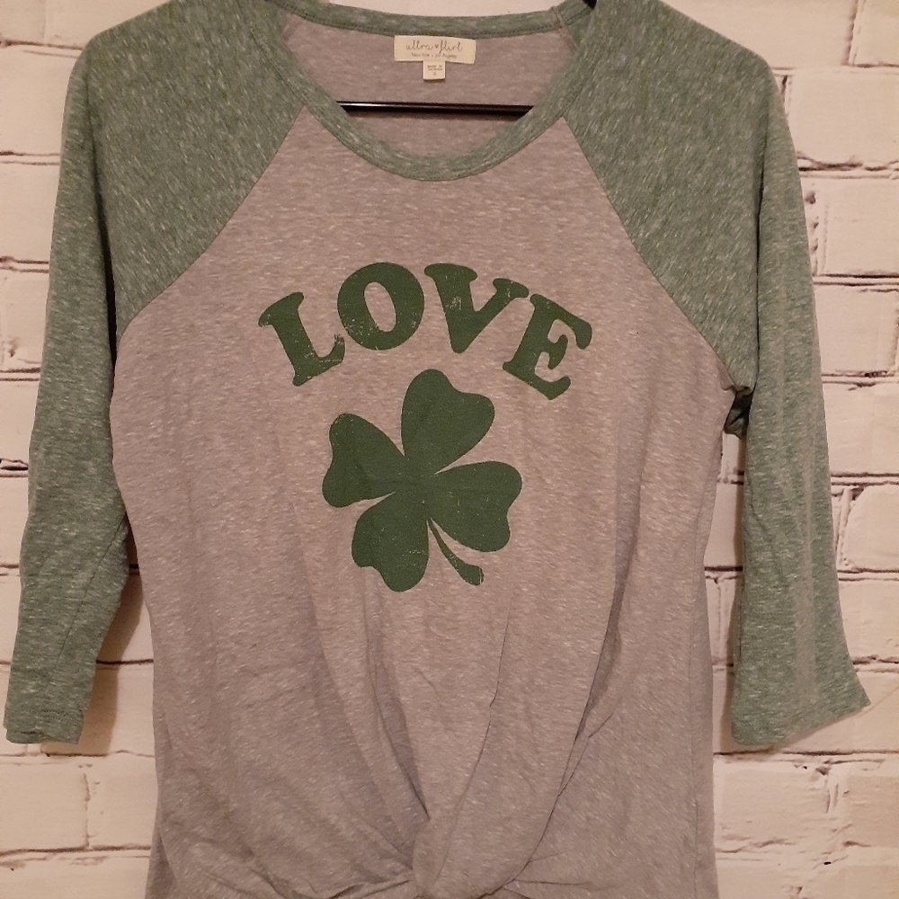 Ultra Flirt 3/4 Sleeve Baseball Tee